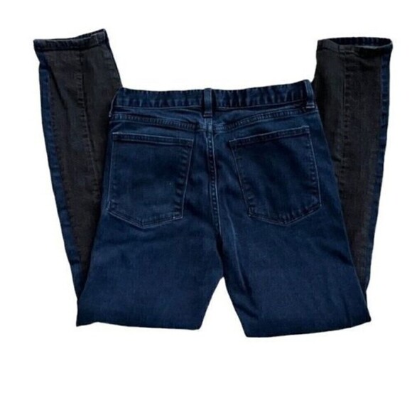 J. Crew Midrise Matchstick Blocked Indigo Jeans Size 28 - Picture 6 of 6